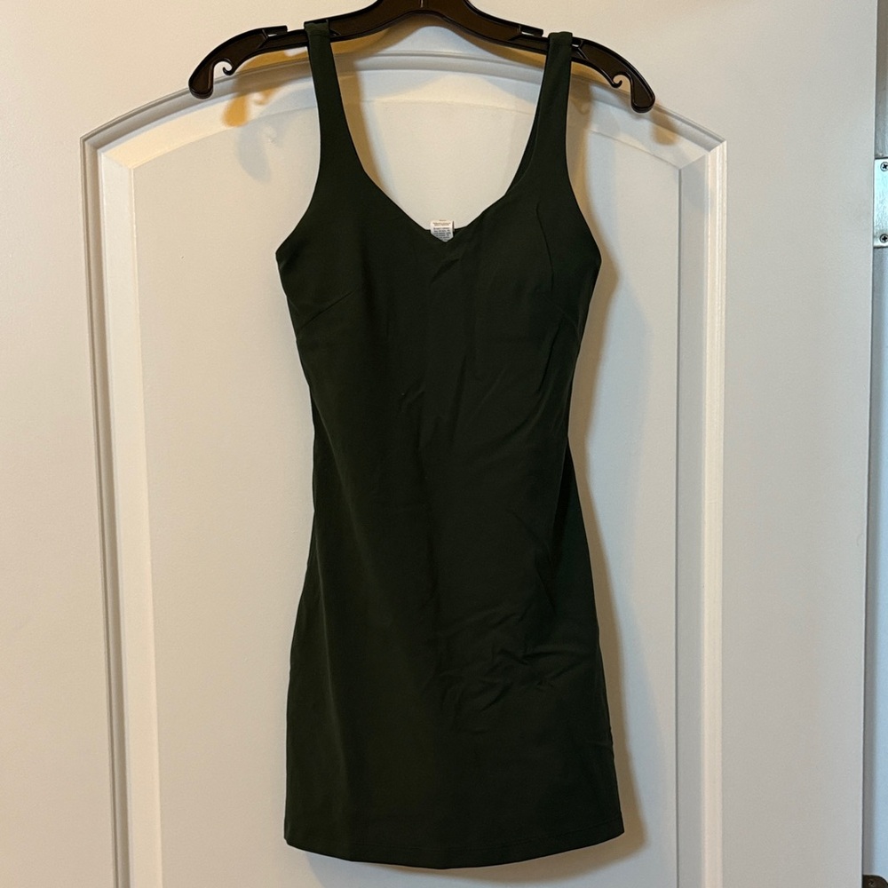 Lululemon Athletica Align Dark Green Mini Dress